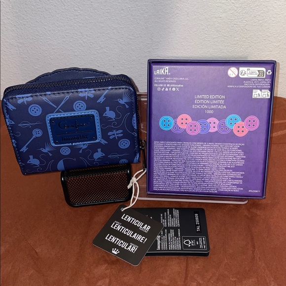 Exclusive Loungefly Coraline Portal Lenticular Framed Portrait Backpack & Wallet main image 5